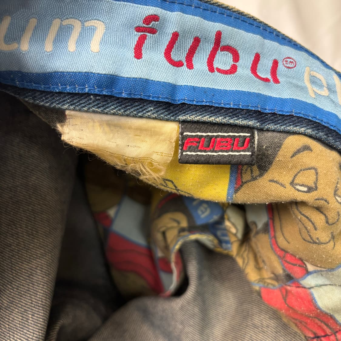 FUBU 푸부 플래티넘 올드스쿨 데님 배기 팬츠 42inch 상품이미지8