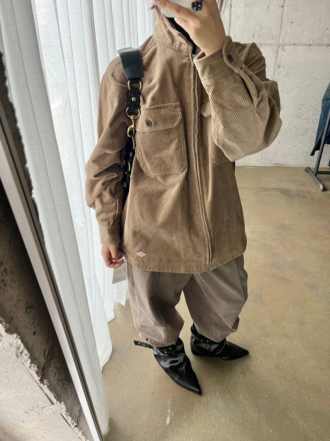 Danton 단톤 코듀로이 자켓 카멜 상품이미지4