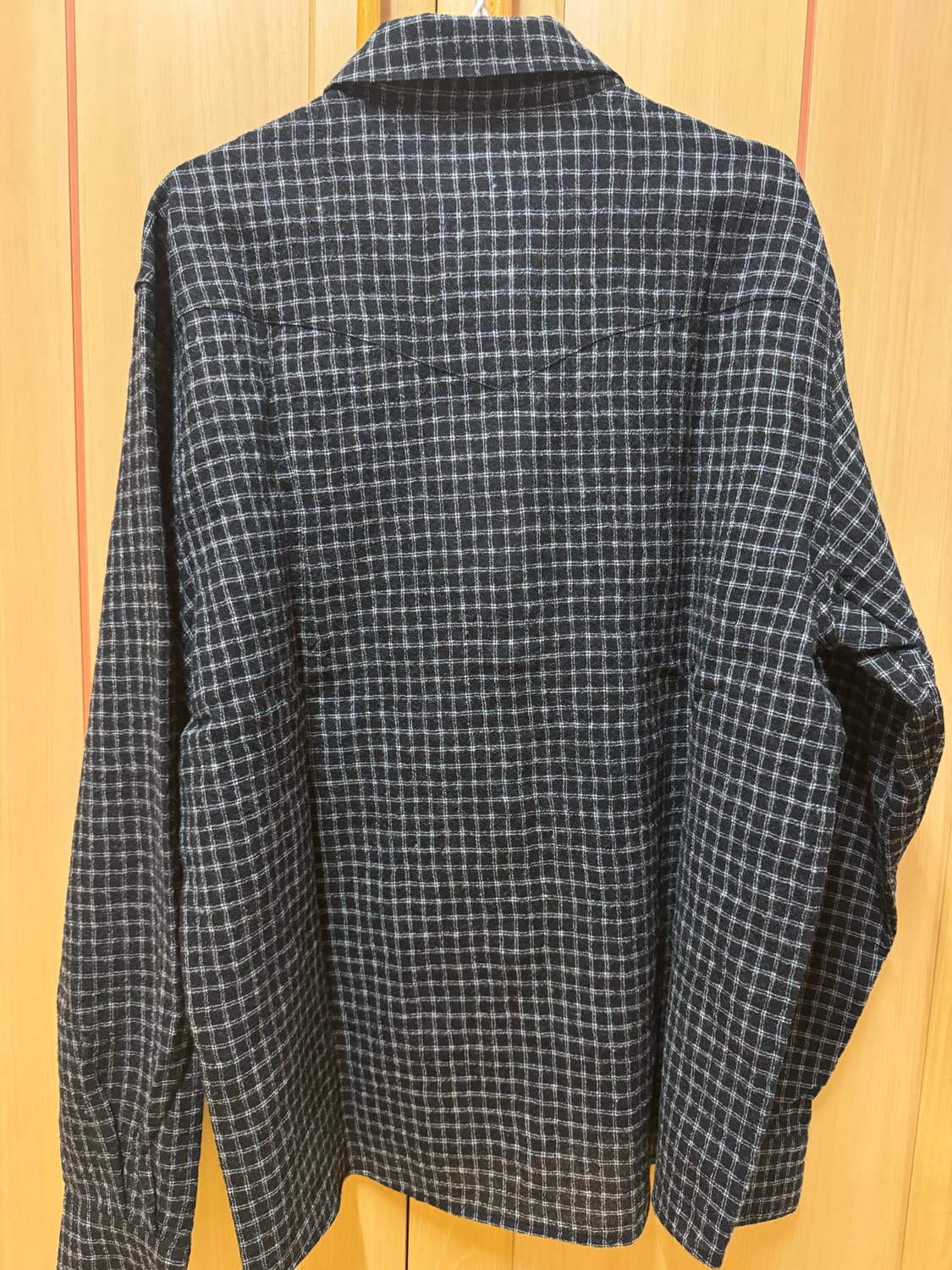 (새제품) 25SS 토니웩 체크 울 웨스턴 셔츠 L 상품이미지2