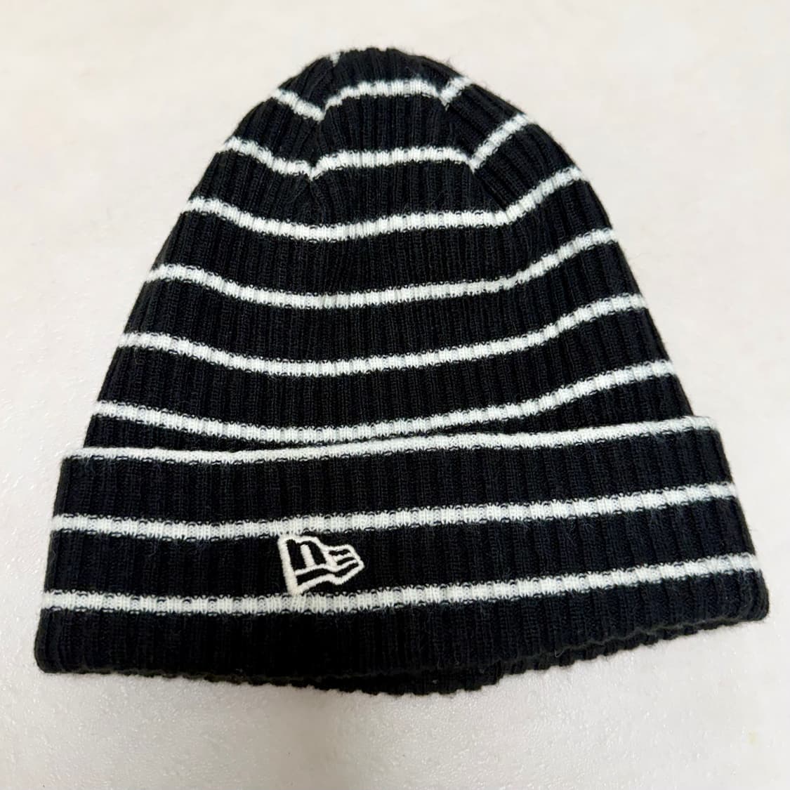 STRIPE RIB CUFF BEANIE, 2021 뉴에라 비니 상품이미지2