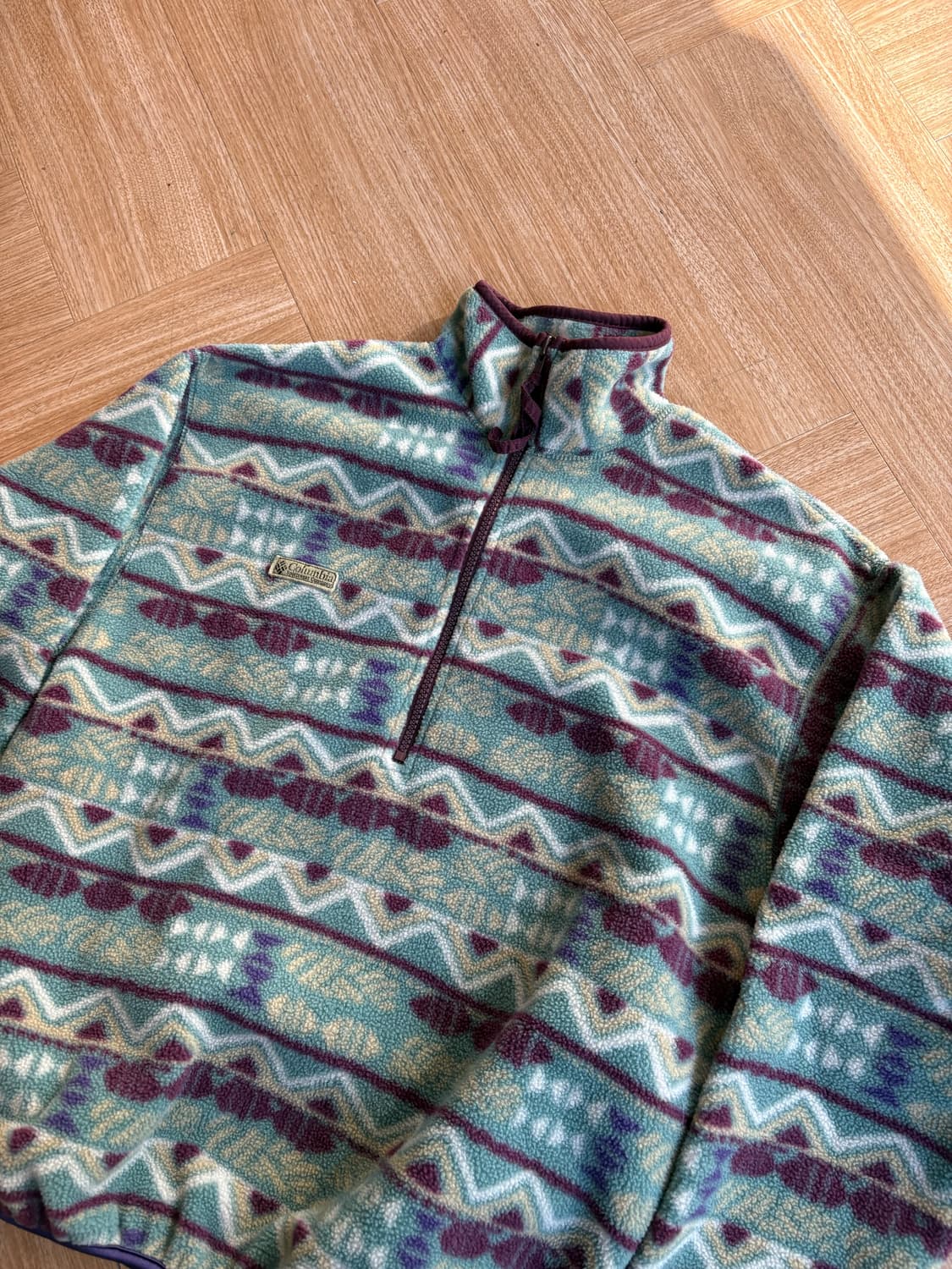 90s Columbia Aztec 플리스 상품이미지1