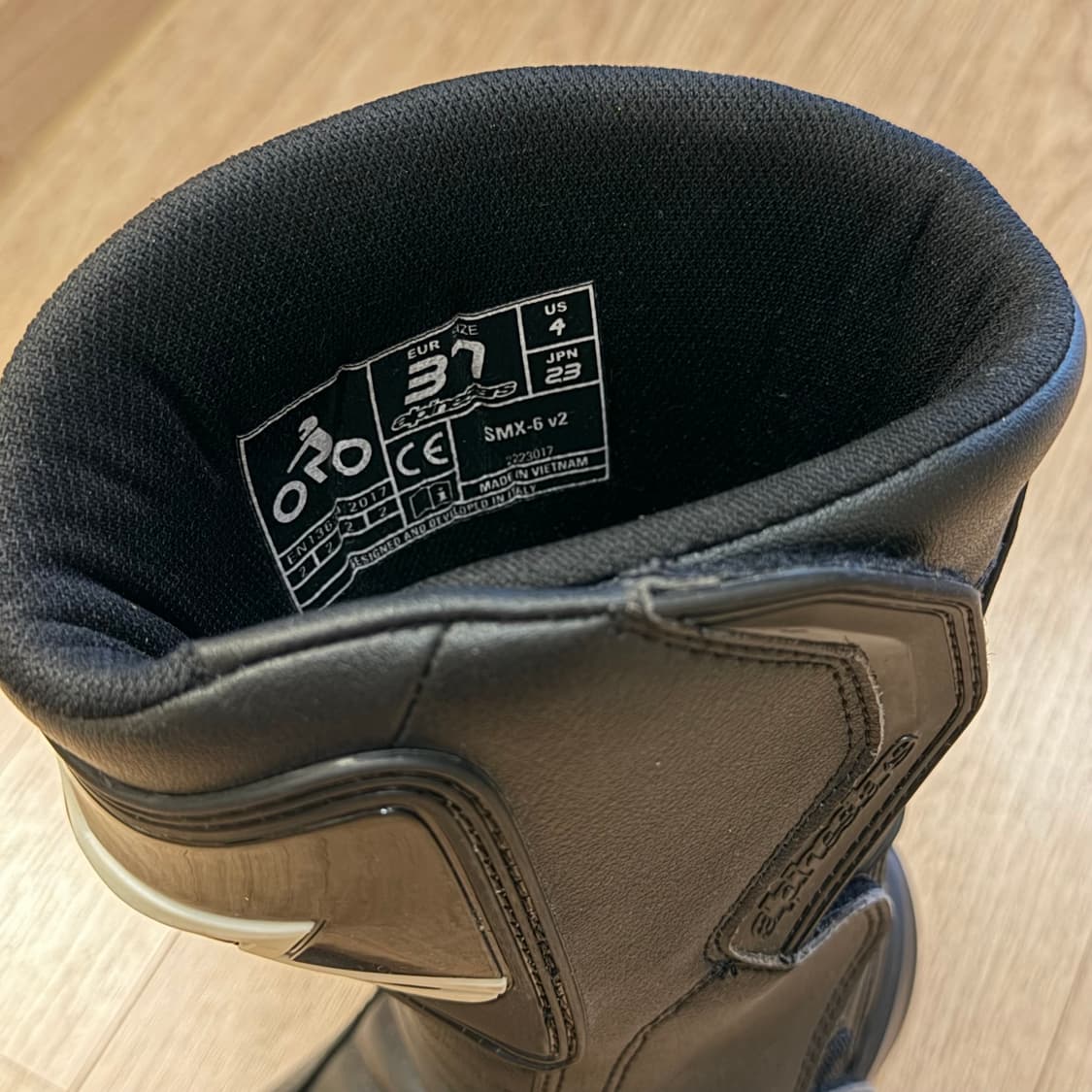 알파인스타 SMX-6 V2 롱부츠 블랙 37 사이즈 상품이미지6