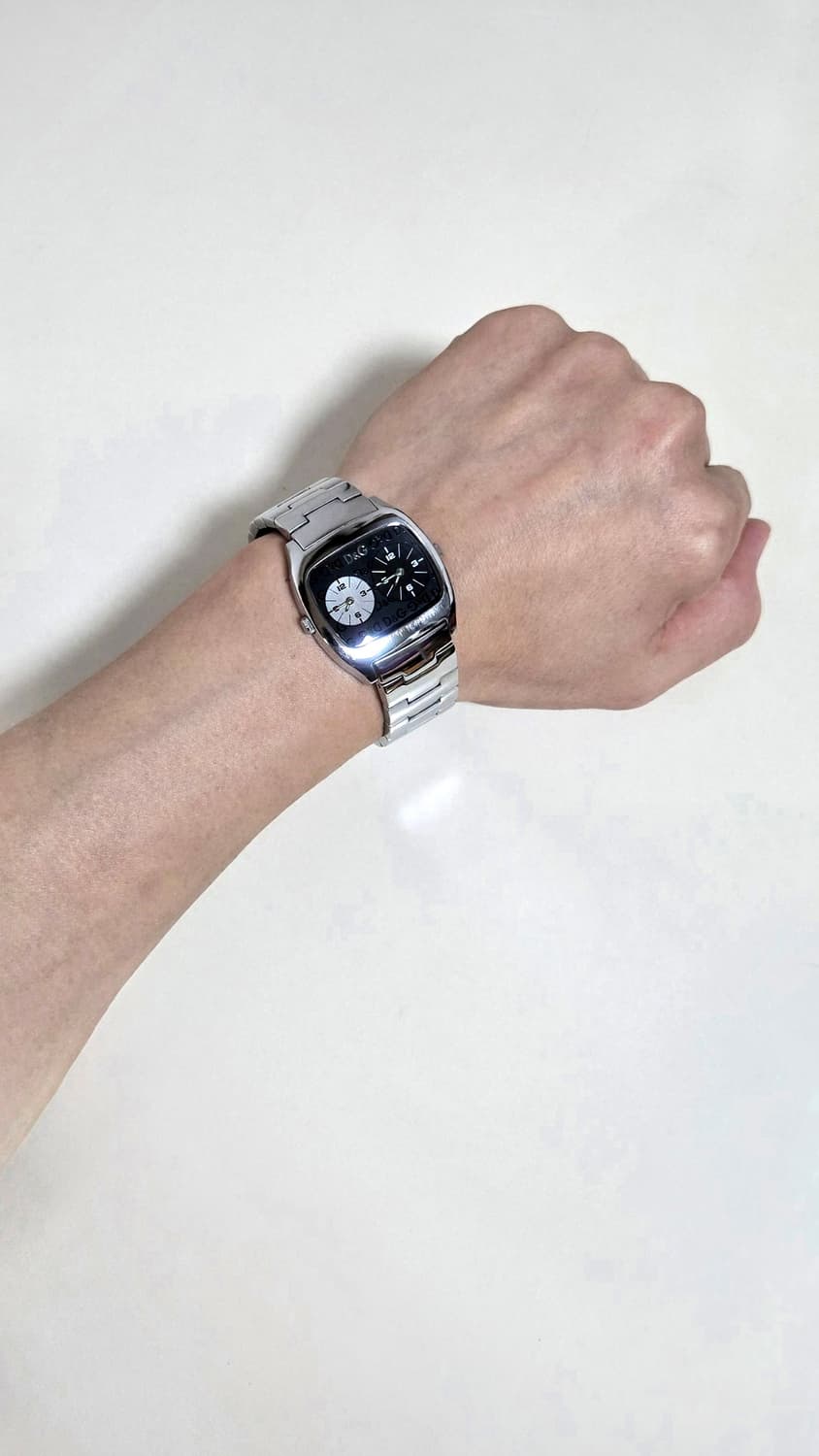 D&G 돌체앤가바나 듀얼 타임 메탈 손목시계 상품이미지7