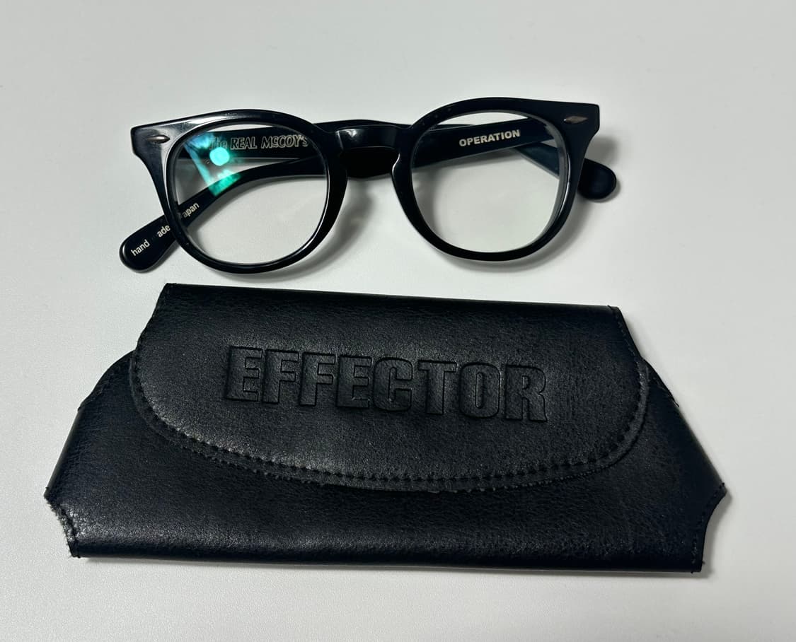 이펙터 x 리얼맥코이 오퍼레이션 OPERATION BK 무도수 변색렌즈 상품이미지3