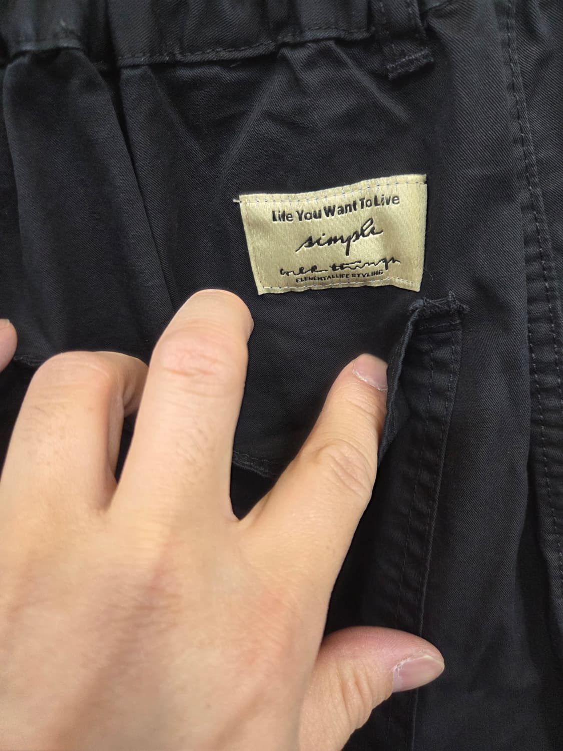 일본빈티지 심플 여성 핀턱 카고 벌룬팬츠 m 상품이미지3