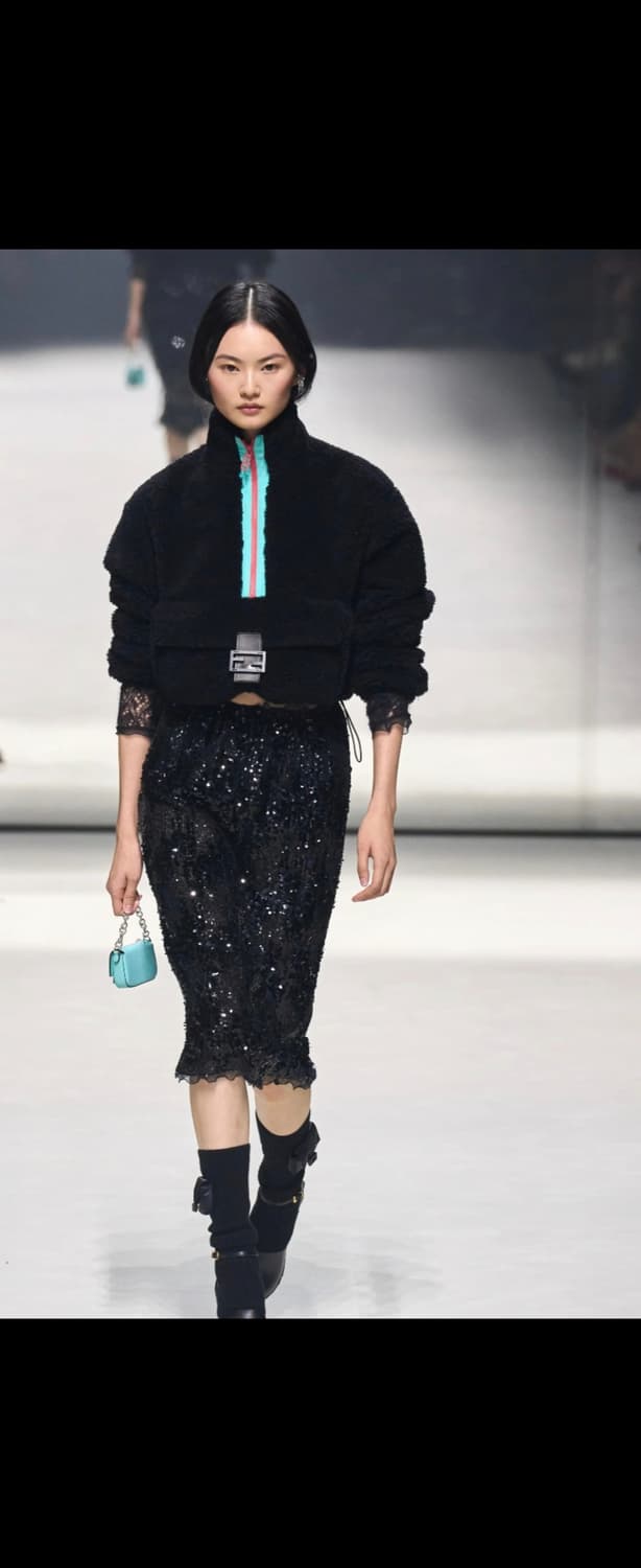 화제의 팬션쇼 메인 정품팬디&티파니 콜라보 테디베어집업 자켓 55-66 상품이미지3