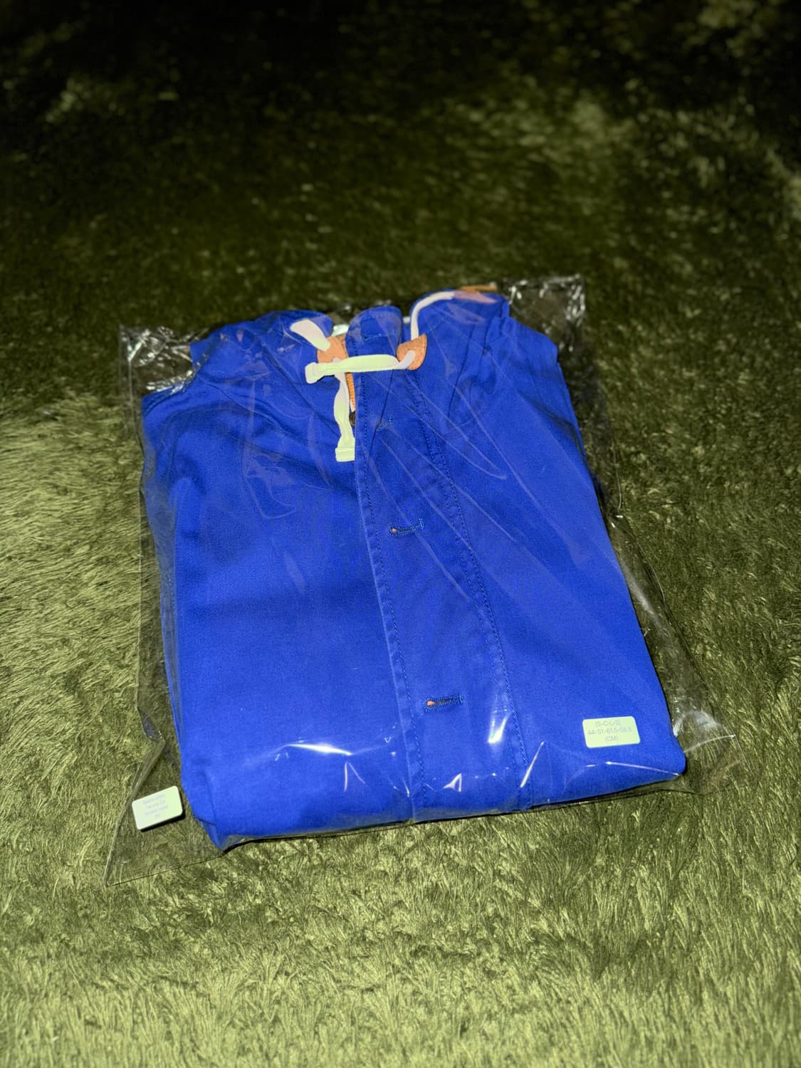 [M] BEAMS 빔즈 투웨이 후디드 코튼 자켓 블루 상품이미지10