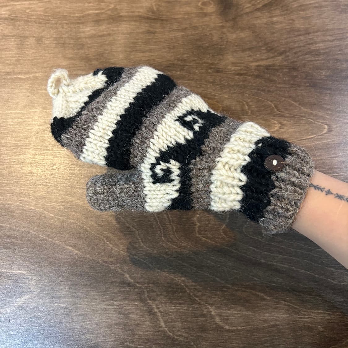 노르딕패턴 니트 핸드워머 상품이미지6