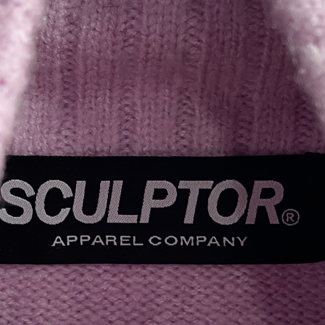 스컬프터 자수 로고 니트 집업 B3195 상품이미지4