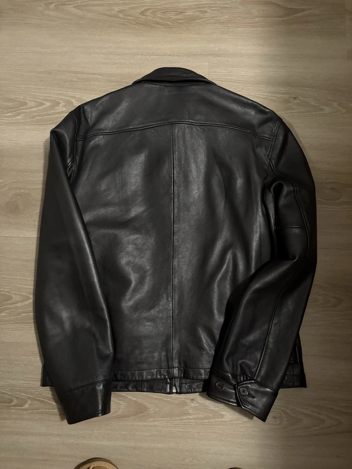 M 폴로 랄프로렌 맥스웰 레더 가죽 자켓 블랙 상품이미지4