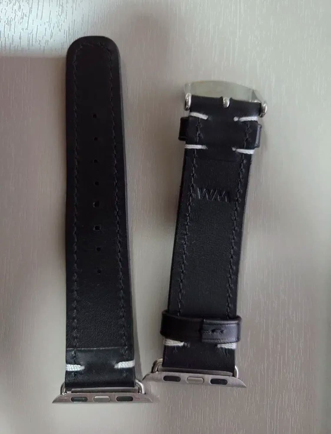 월스와일무브먼트 애플워치 스트랩 블랙실버 40-42 상품이미지4