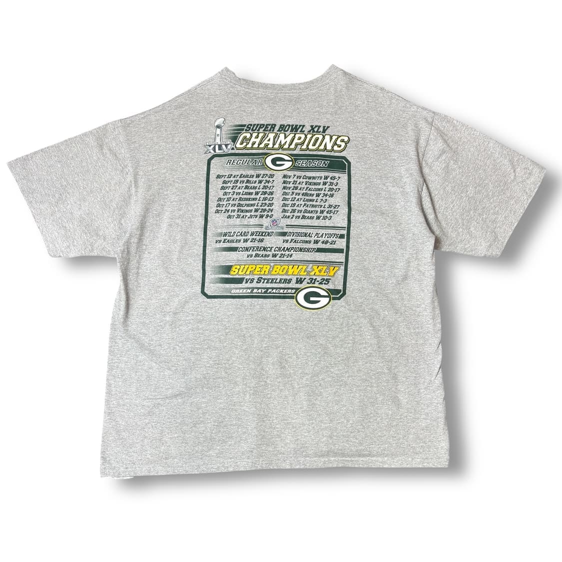 NFL 그레이 프린팅 반팔 티셔츠 2XL 상품이미지2