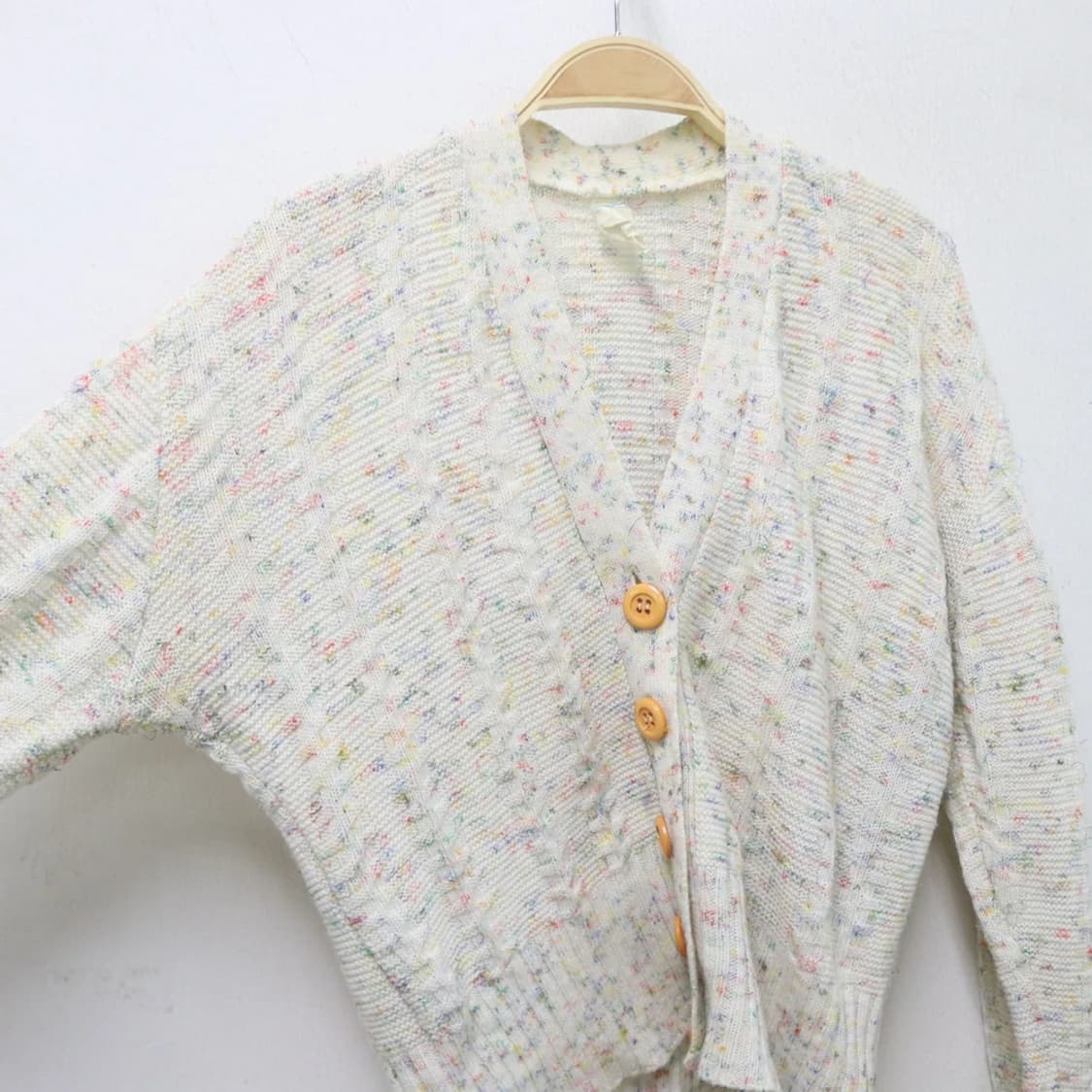 90'S  울 니트 브이넥 가디건 62397 상품이미지6