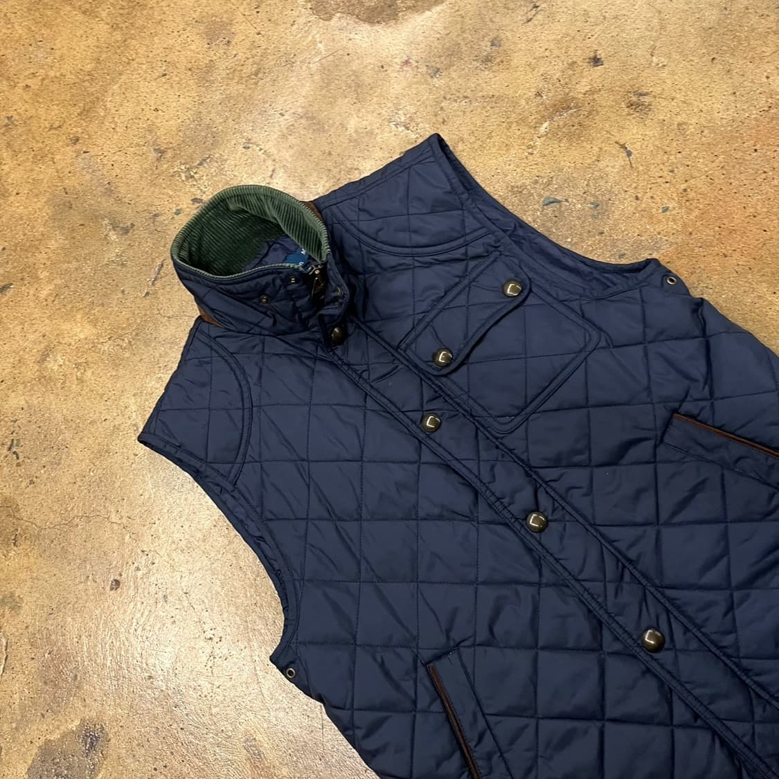 [정품/M] 폴로 랄프로렌 네이비 퀼팅 조끼 b18 상품이미지1