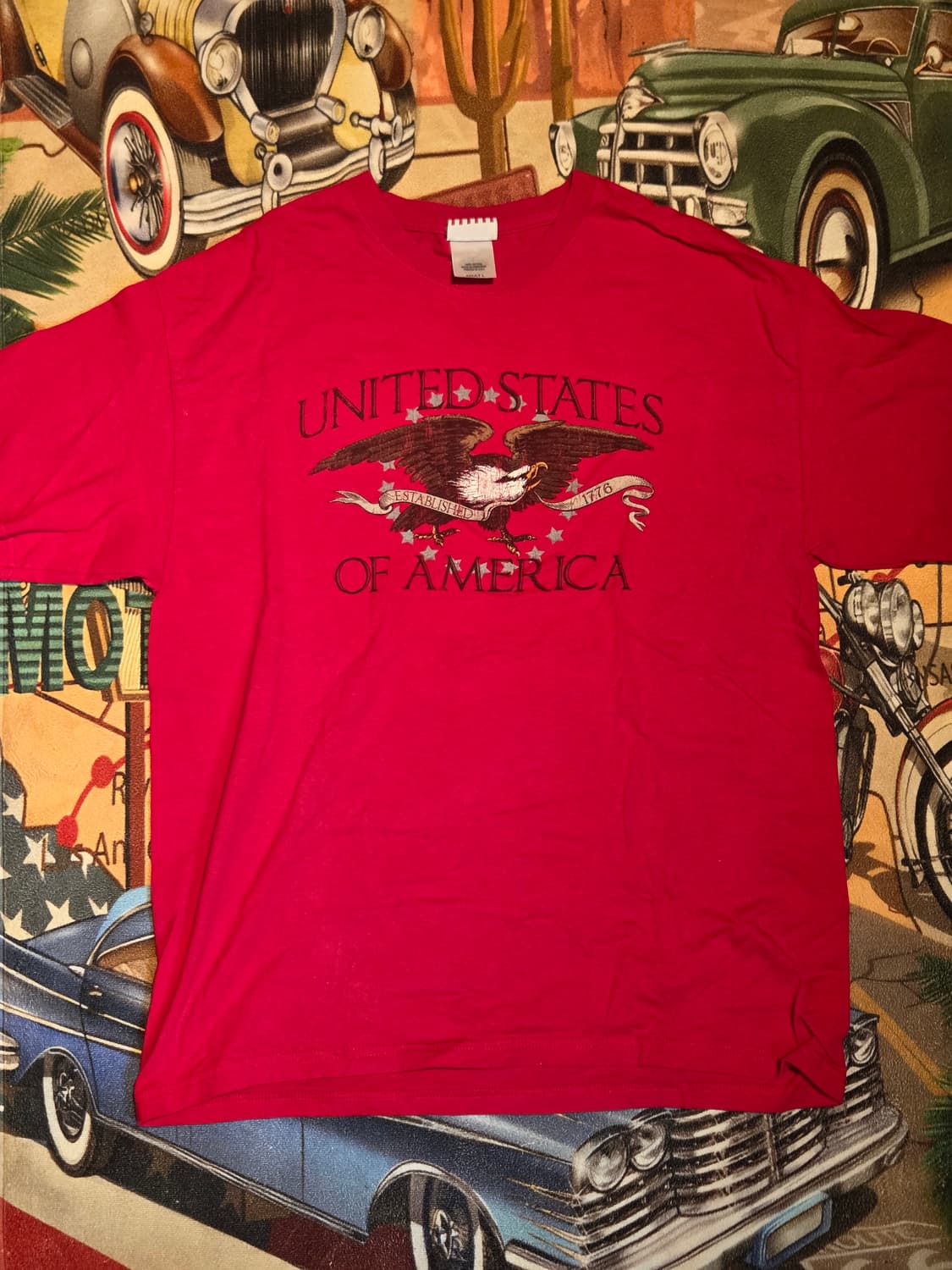 USA 이글 프린팅 티셔츠 상품이미지1