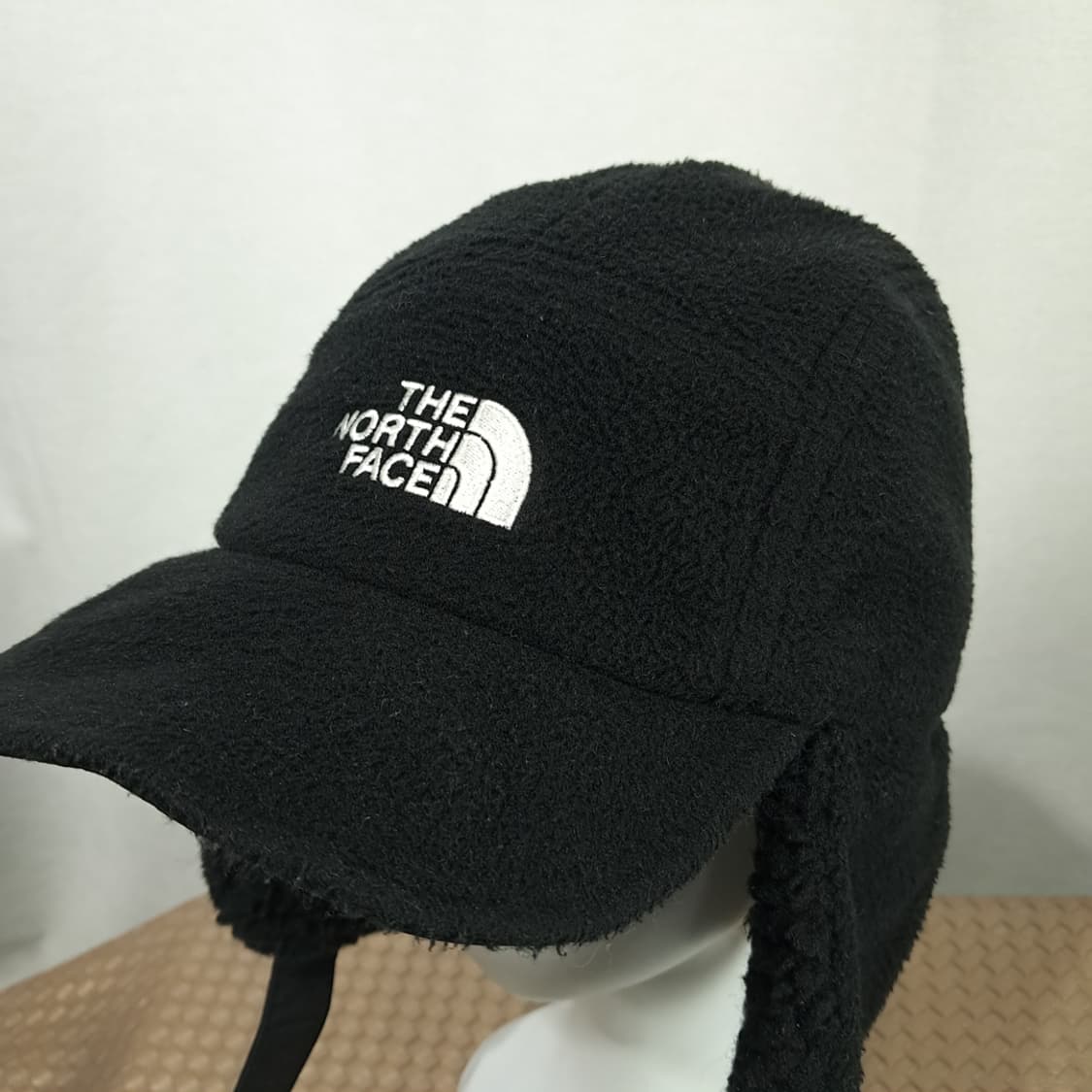 노스페이스 블랙 에코 보아 플리스 이어플랩 캡 P2024 상품이미지1