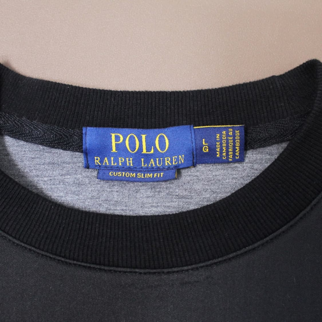 Polo 폴로 랄프로렌 커스텀 슬림핏 블랙 레드포니 스쿠버 맨투맨 상품이미지3