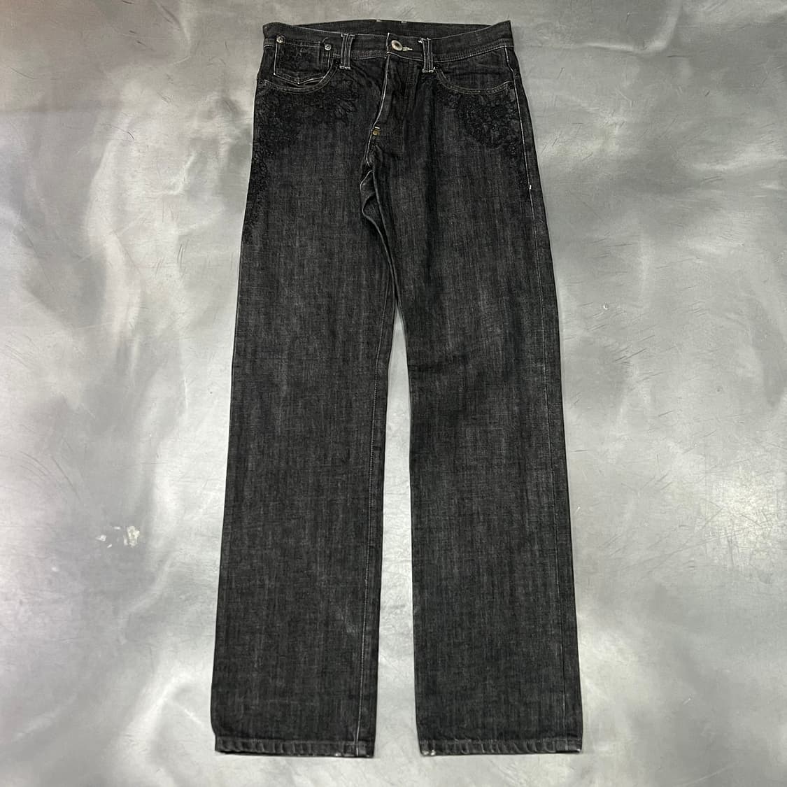  아르마니 익스체인지 자수 데님팬츠 y15549 상품이미지1