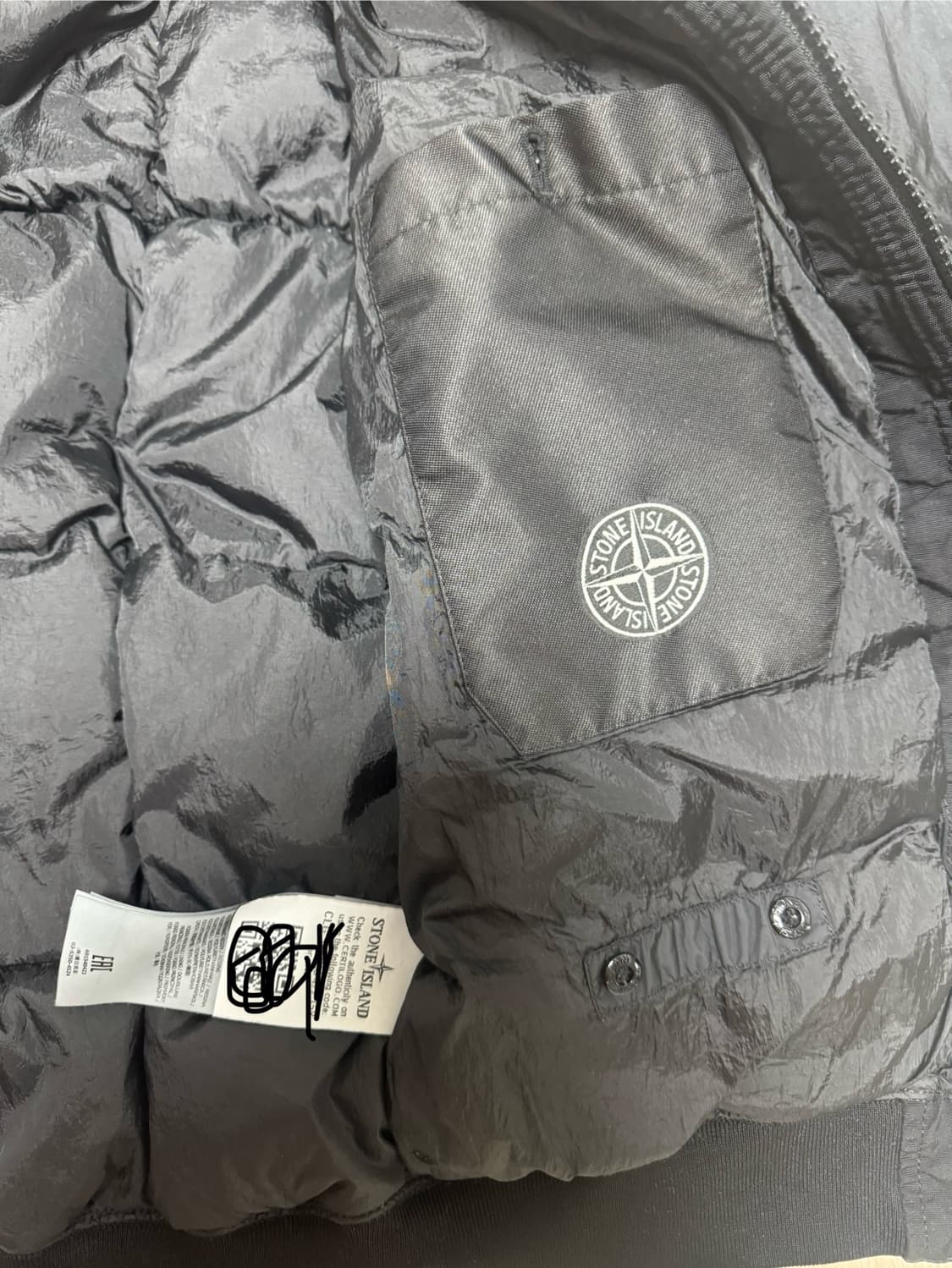 스톤아일랜드 나일론 숏패딩 상품이미지3