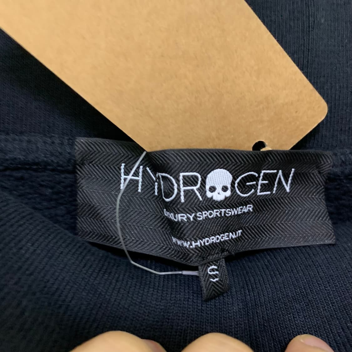 이태리 빈티지 하이드로젠 하이드로겐 핫픽스 큐빅 슬림 조거팬츠 y2k 상품이미지4