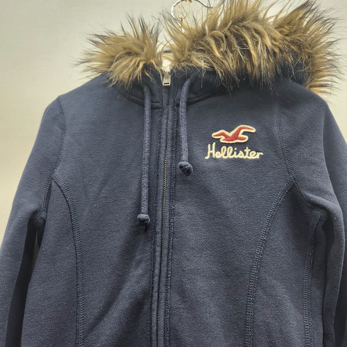 홀리스터 로고 울프조 후드집업 XS(S) 상품이미지2