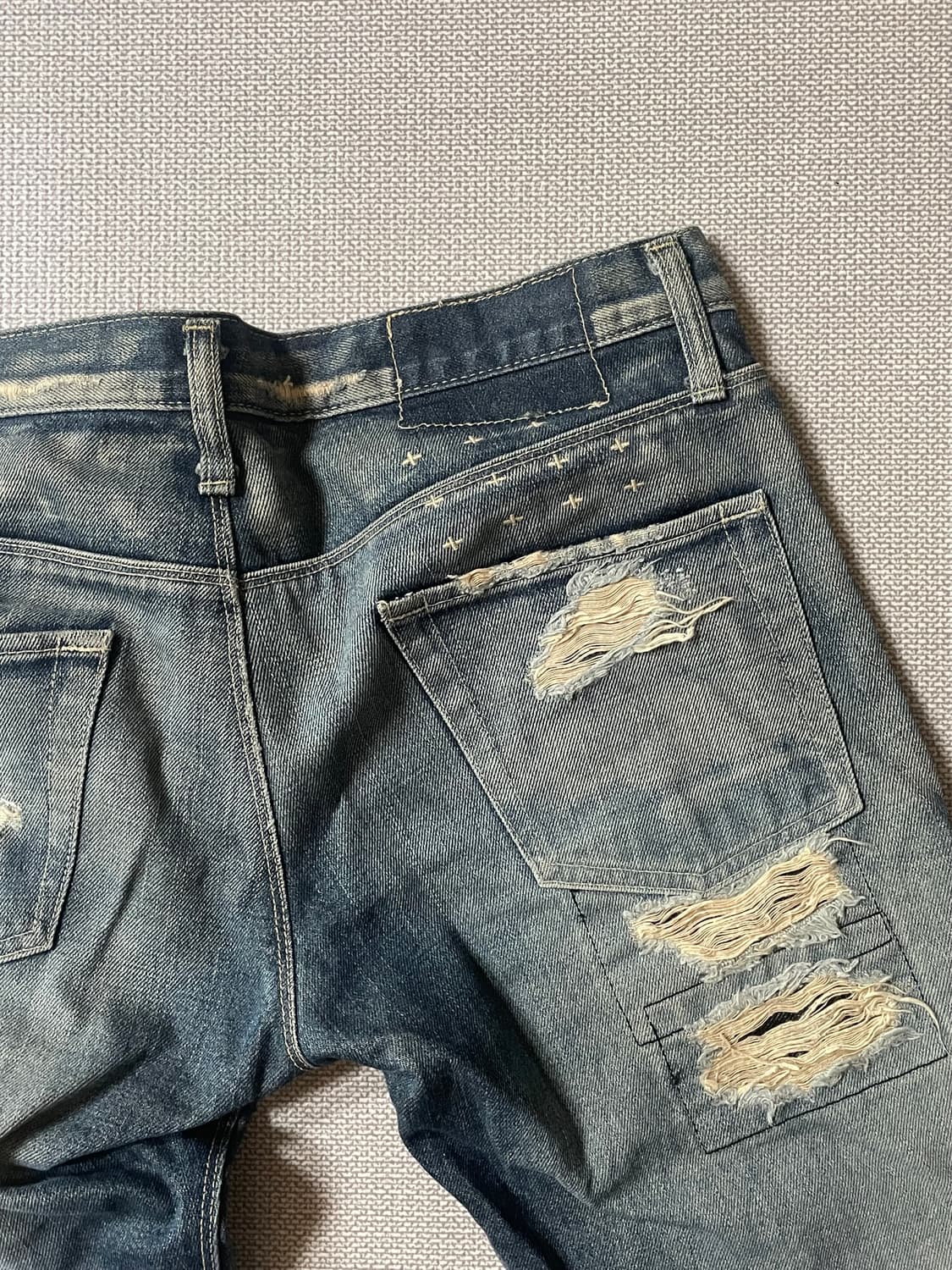 Ksubi 디스트레스드 데님 진 상품이미지2