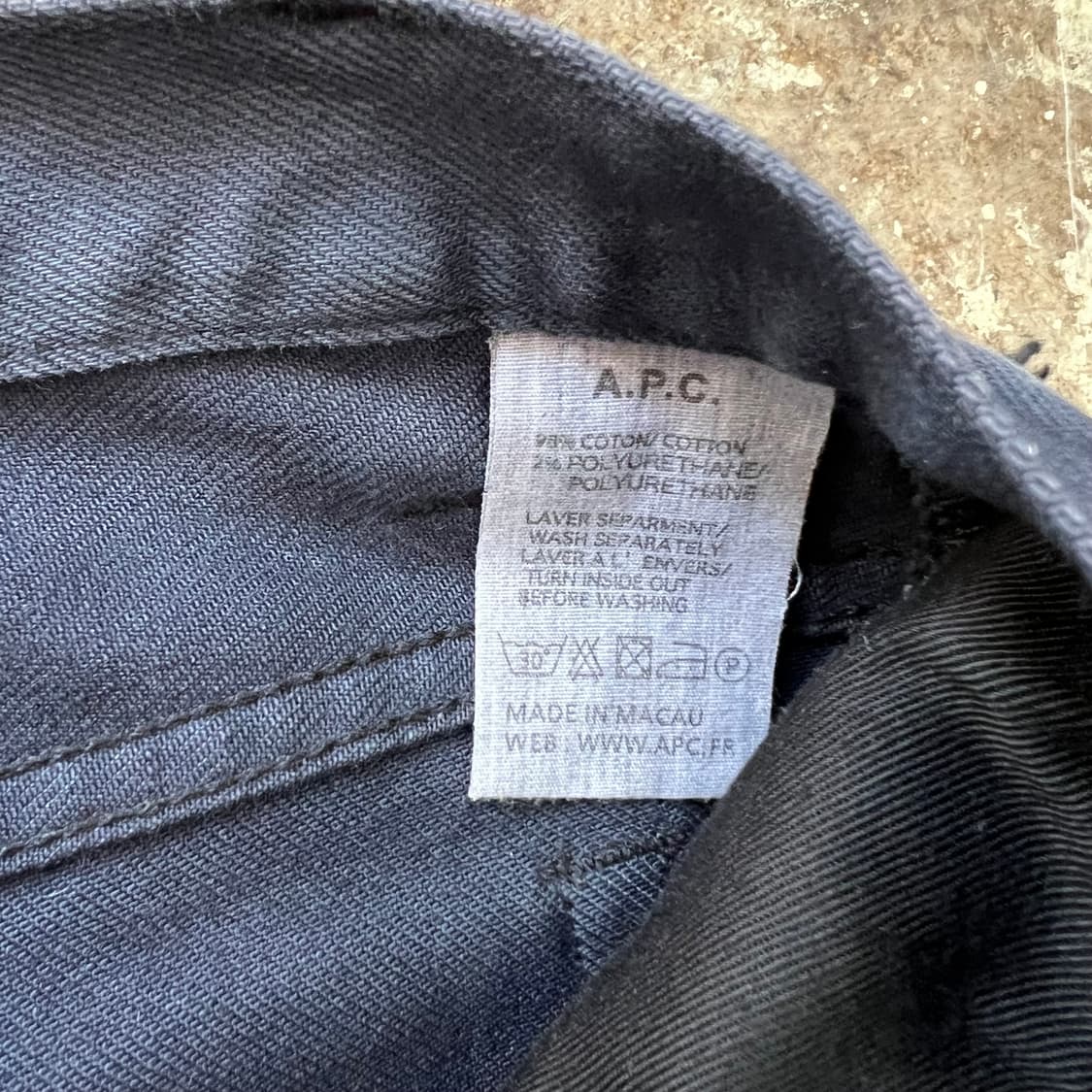 29) APC 아페쎄 청바지 데님 팬츠 상품이미지6