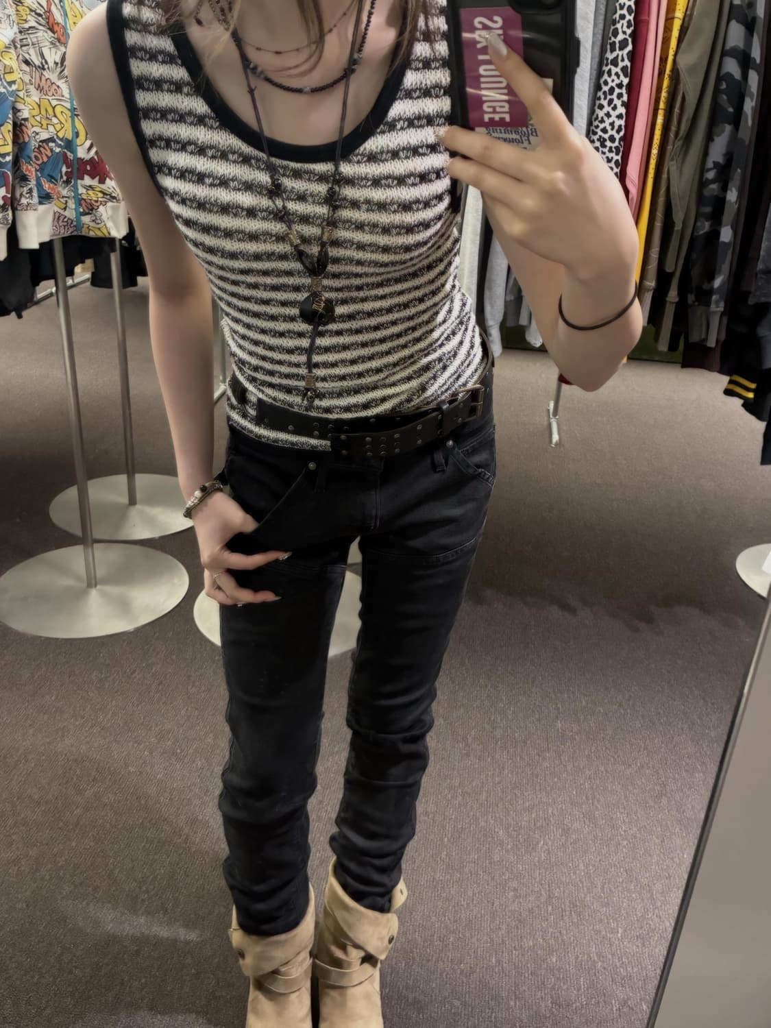 Indie Sleaze Slouch 🎱⛓️ 상품이미지2