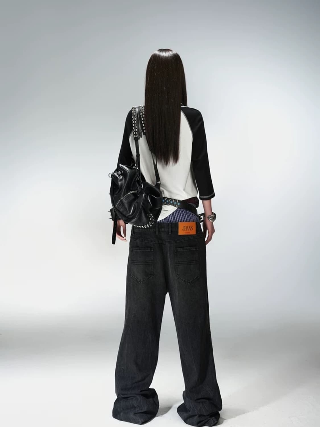 Double Waist Sagging Jeans 상품이미지6