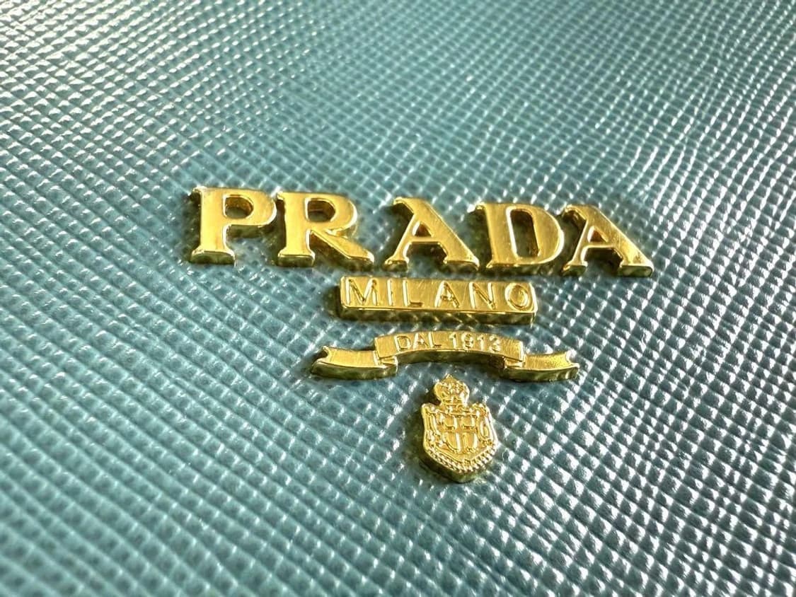 프라다 지갑 PRADA Bifold Wallet light blue 상품이미지5