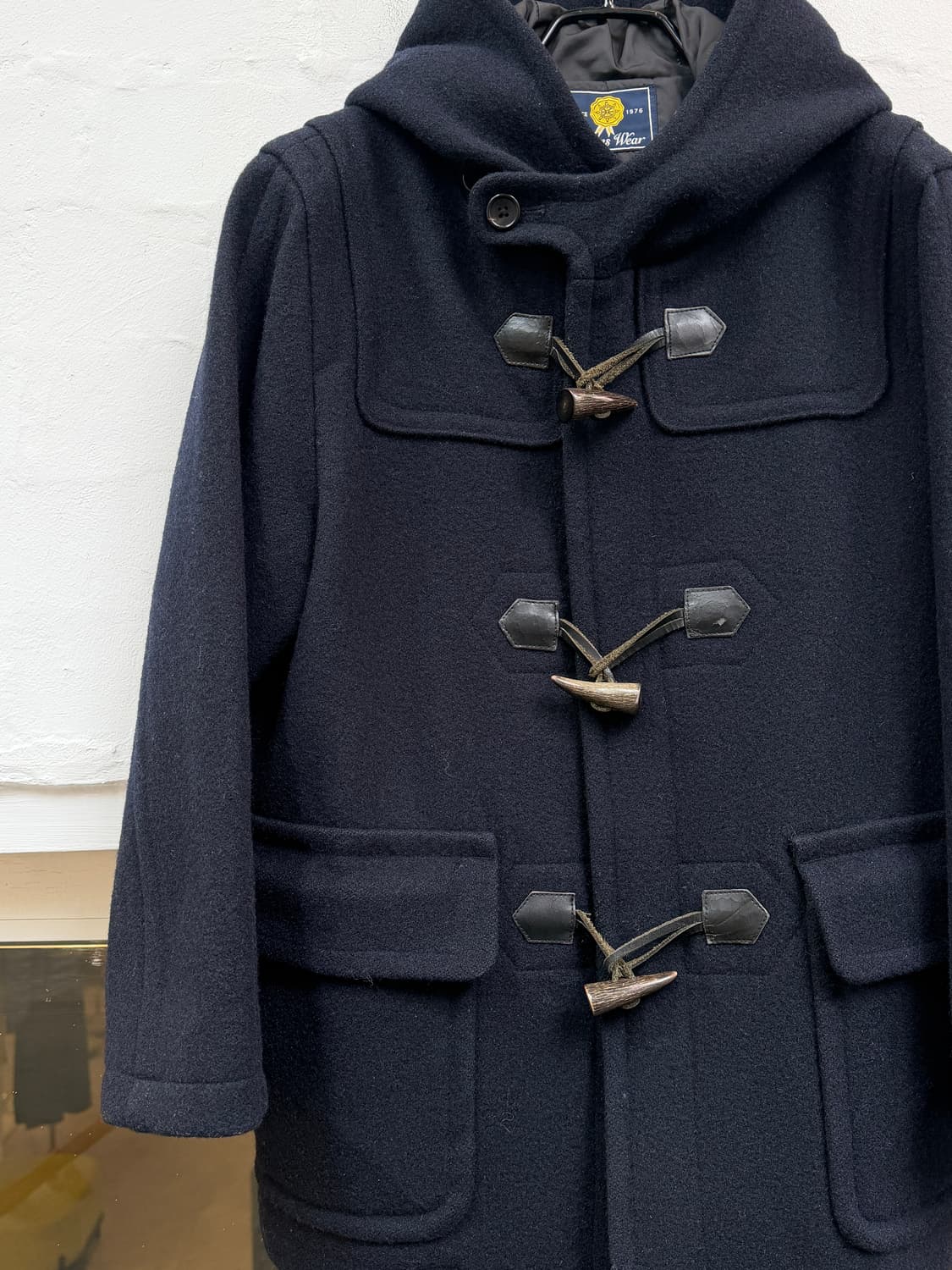 Beams 빔즈 더플 코트 후드 울 자켓 L 상품이미지3