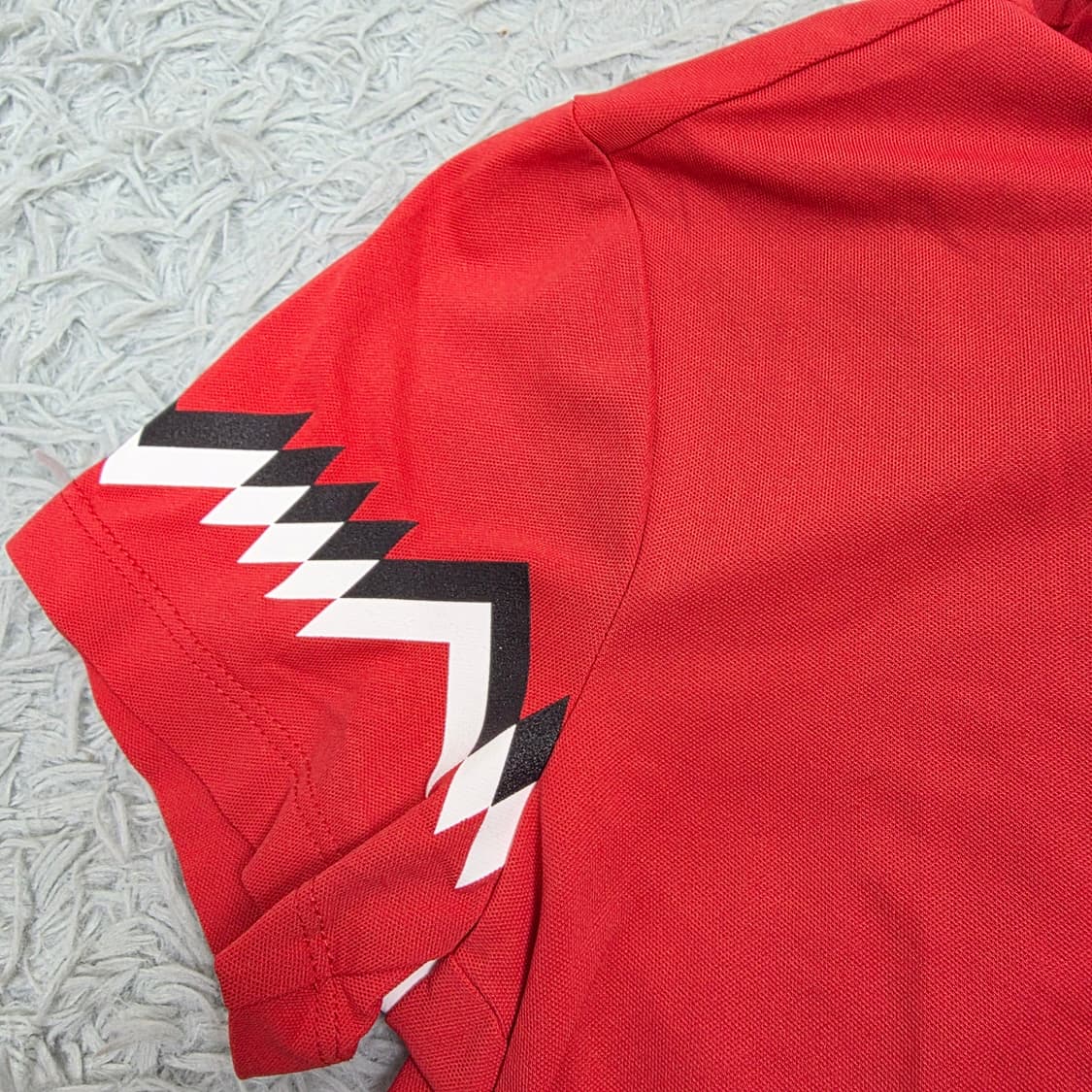 WACC 왁 여성 신품급 골프 피케티셔츠 레드 1호(S) 상품이미지5