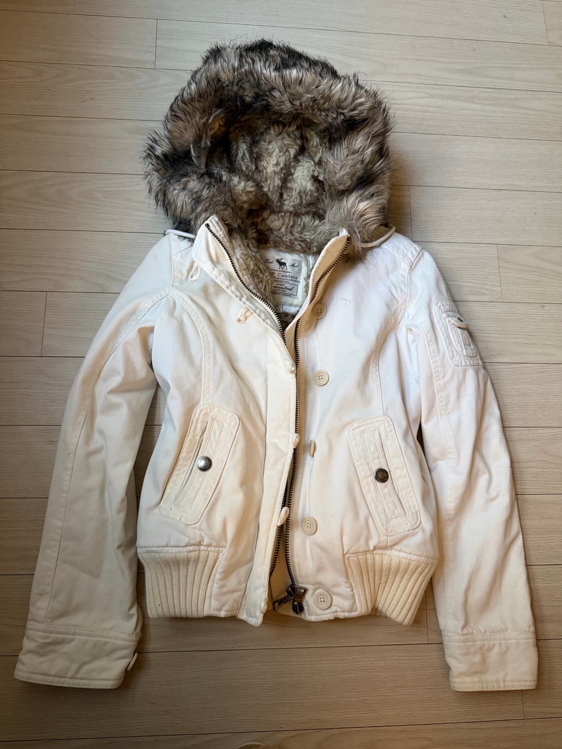 abercrombie&fitch fur hood jumper 상품이미지1