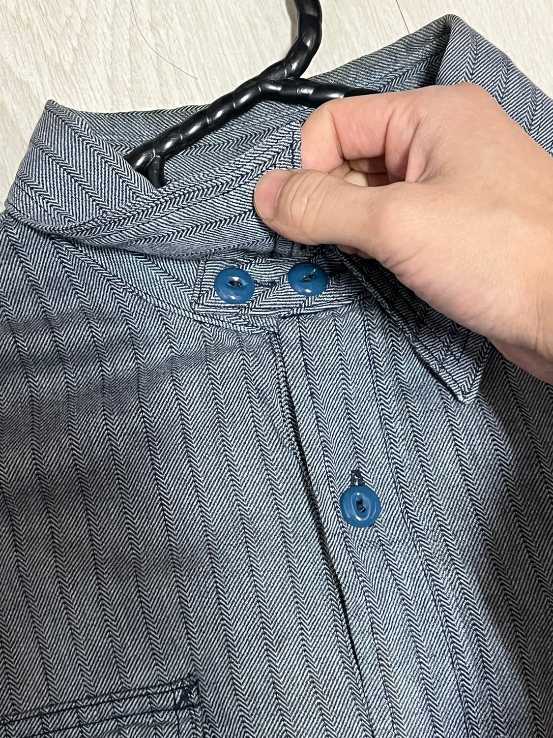 페로우즈 헤링본 셔츠 [L] 상품이미지4