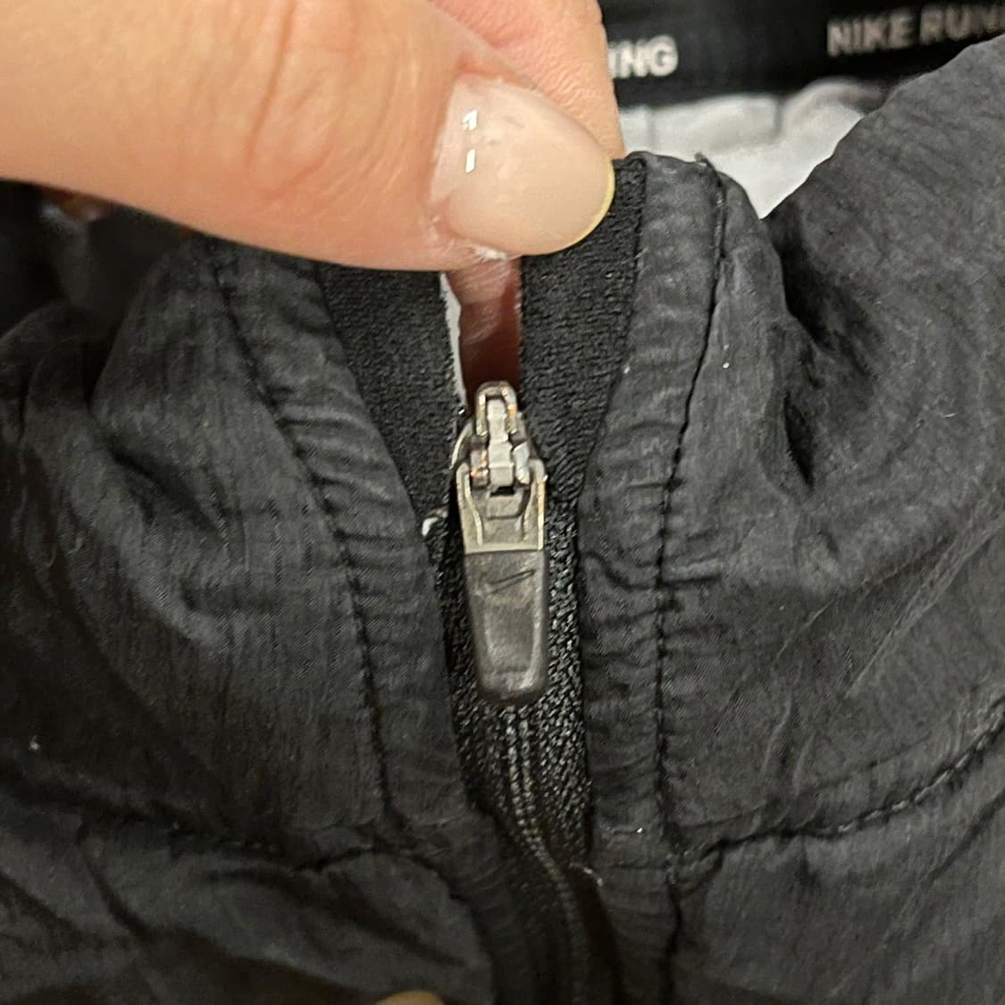 [정품/L] 나이키 블랙 런닝 바람막이 자켓 b10 상품이미지6