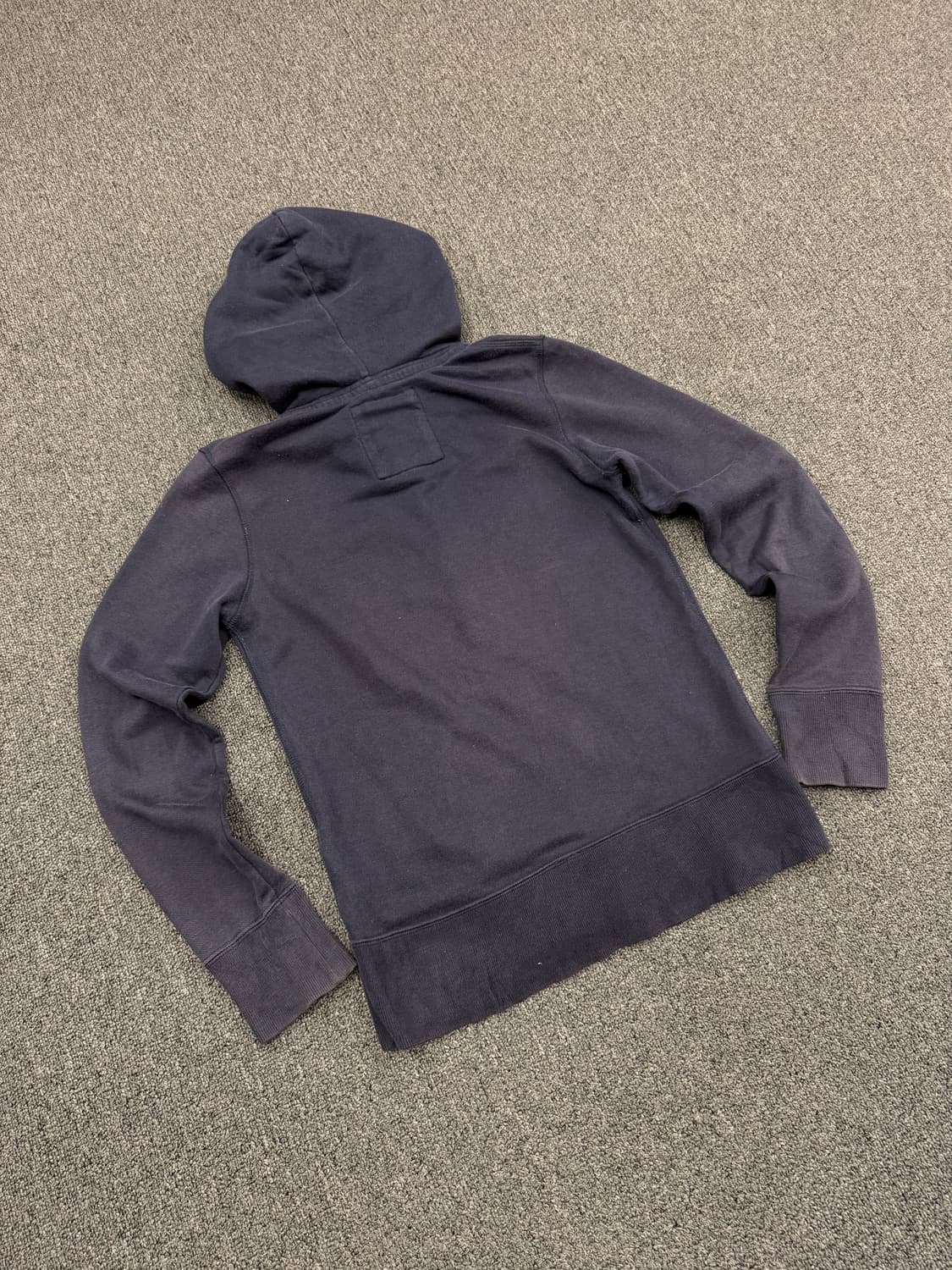 S) purple yellow 빈티지 프린팅 후드 집업 상품이미지2