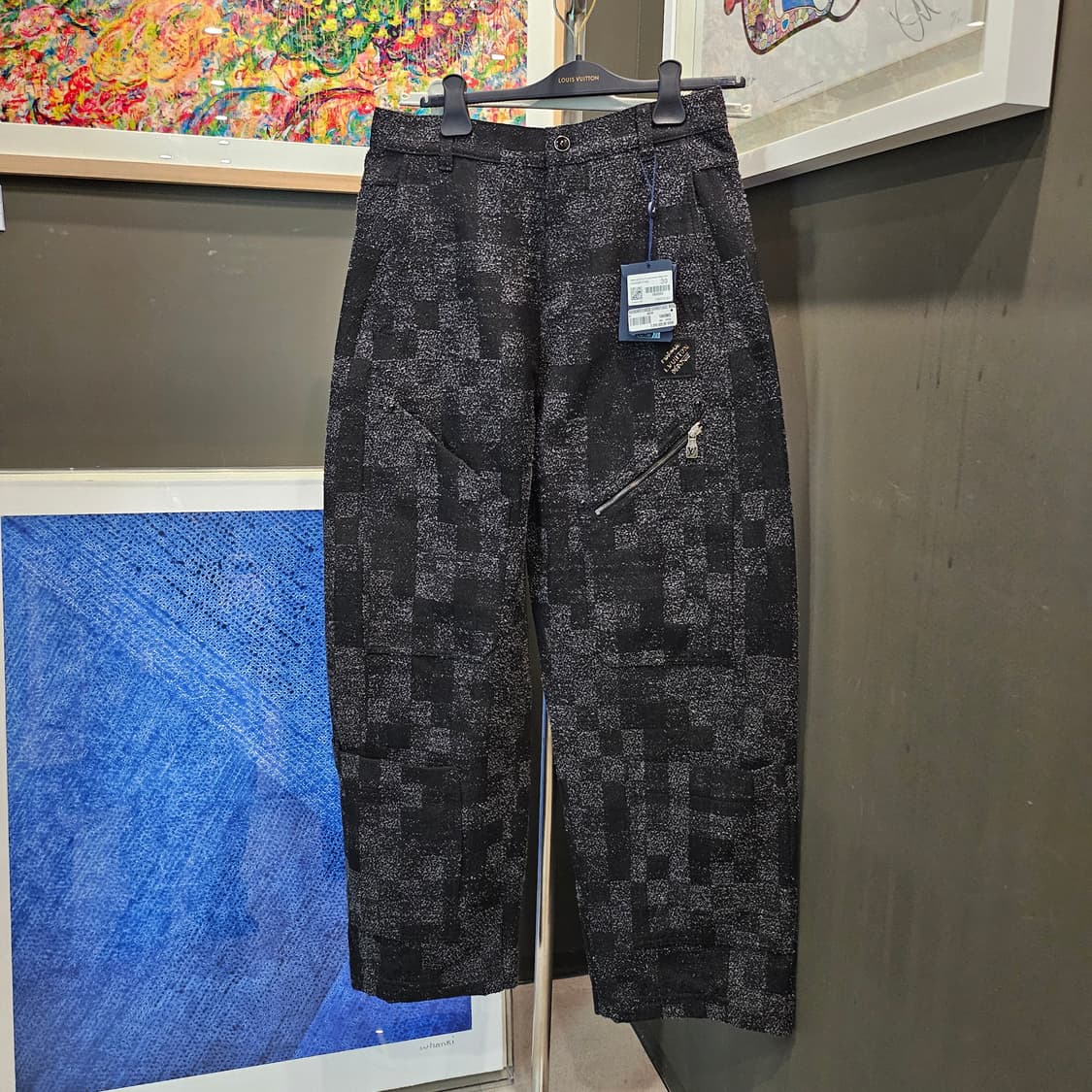 루이비통 퍼렐 트위드 부클레 워크웨어 팬츠 상품이미지2