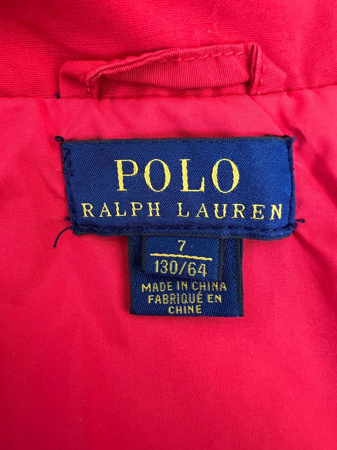 폴로랄프로렌 키즈 레드 후드집업점퍼 바람막이점퍼 상품이미지7