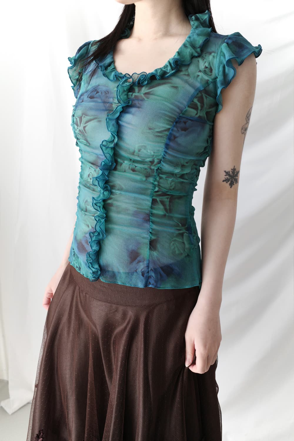 epoca) rose frill sleeveless 상품이미지5