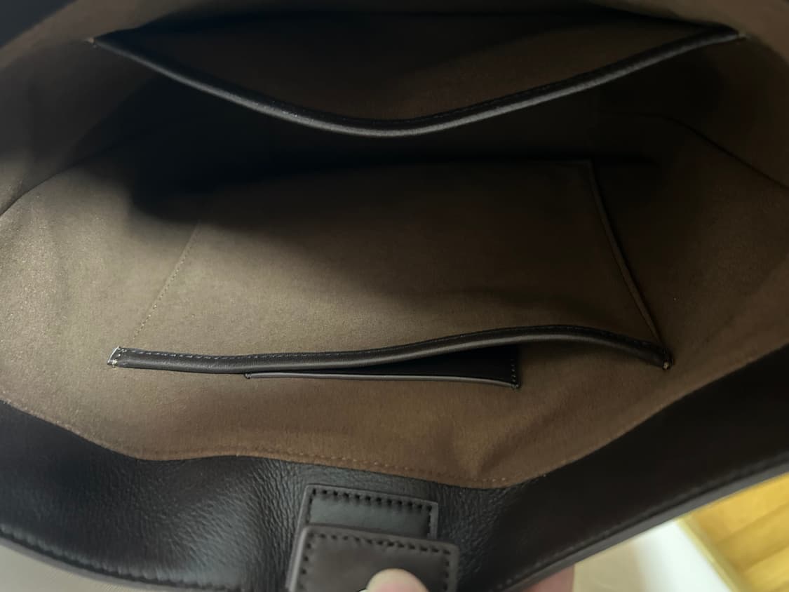 파사드패턴 빈티지 셰퍼드 백 초콜렛 상품이미지6