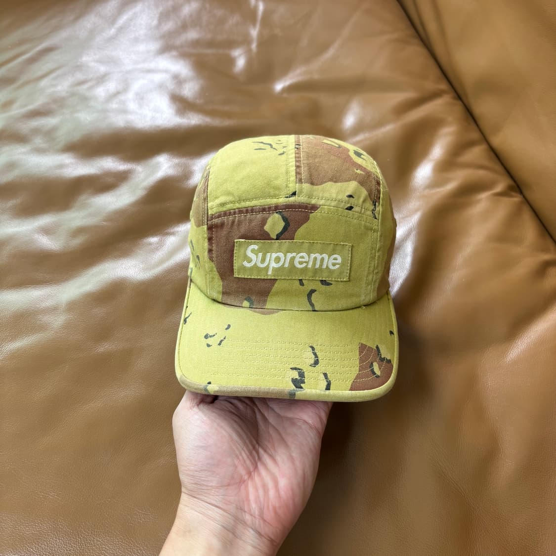 Supreme 슈프림 오버다이드 카모 카키 캠프캡 모자 Camo 상품이미지2