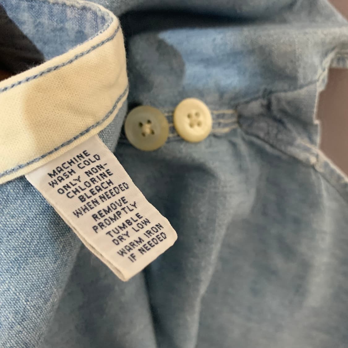 XL 폴로랄프로렌 투포켓 샴브레이 워크 셔츠 남방 상품이미지6