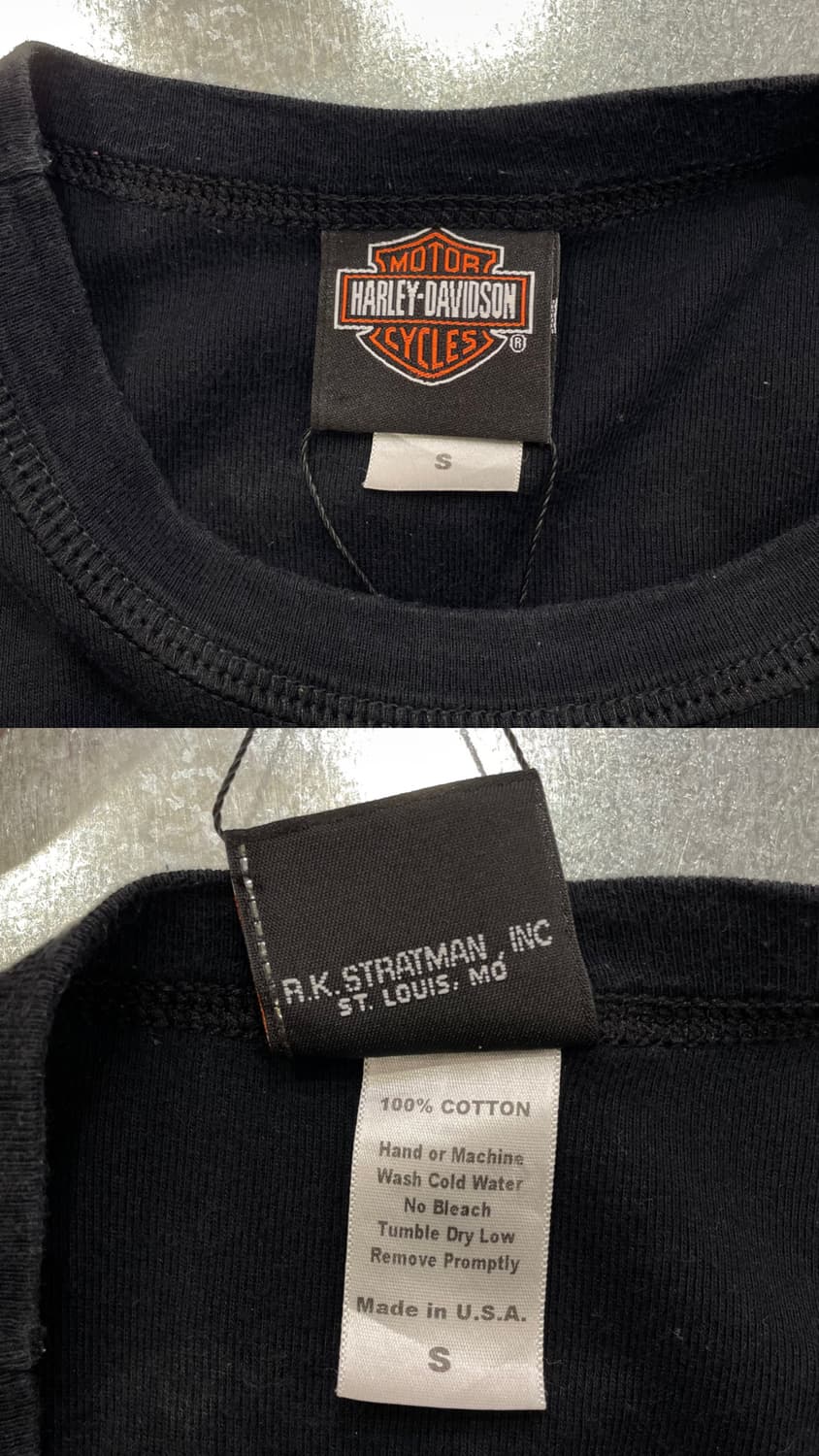 (S) USA Harley Davidson 할리 큐빅 반팔티 상품이미지8