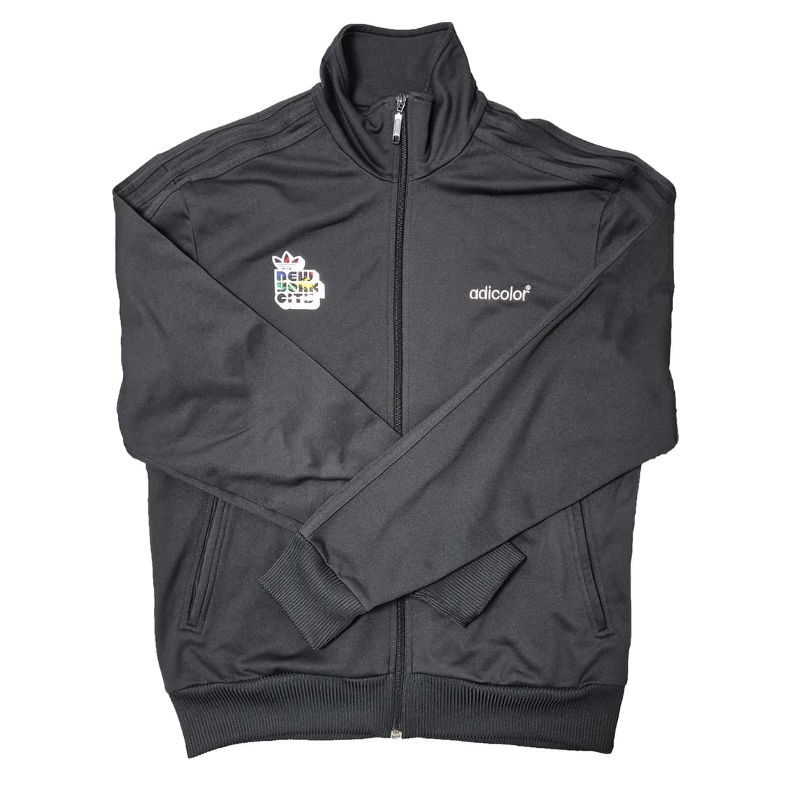 아디다스 아디컬러 뉴욕시티 올블랙 트랙탑 115 상품이미지1