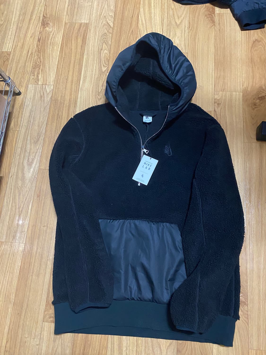 나이키랩 에센셜 쉐르파 하프집업 후리스 후드 L 상품이미지2