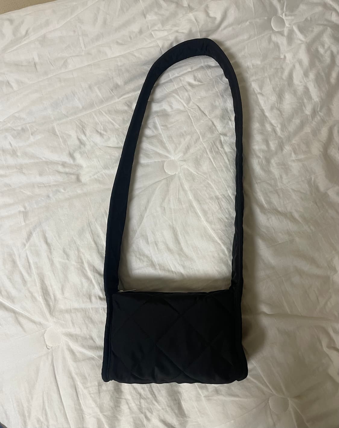 [1회착용] 코스 정품 다이아몬드 퀼티드 미니백 블랙 숄더백 크로스백가방 상품이미지2