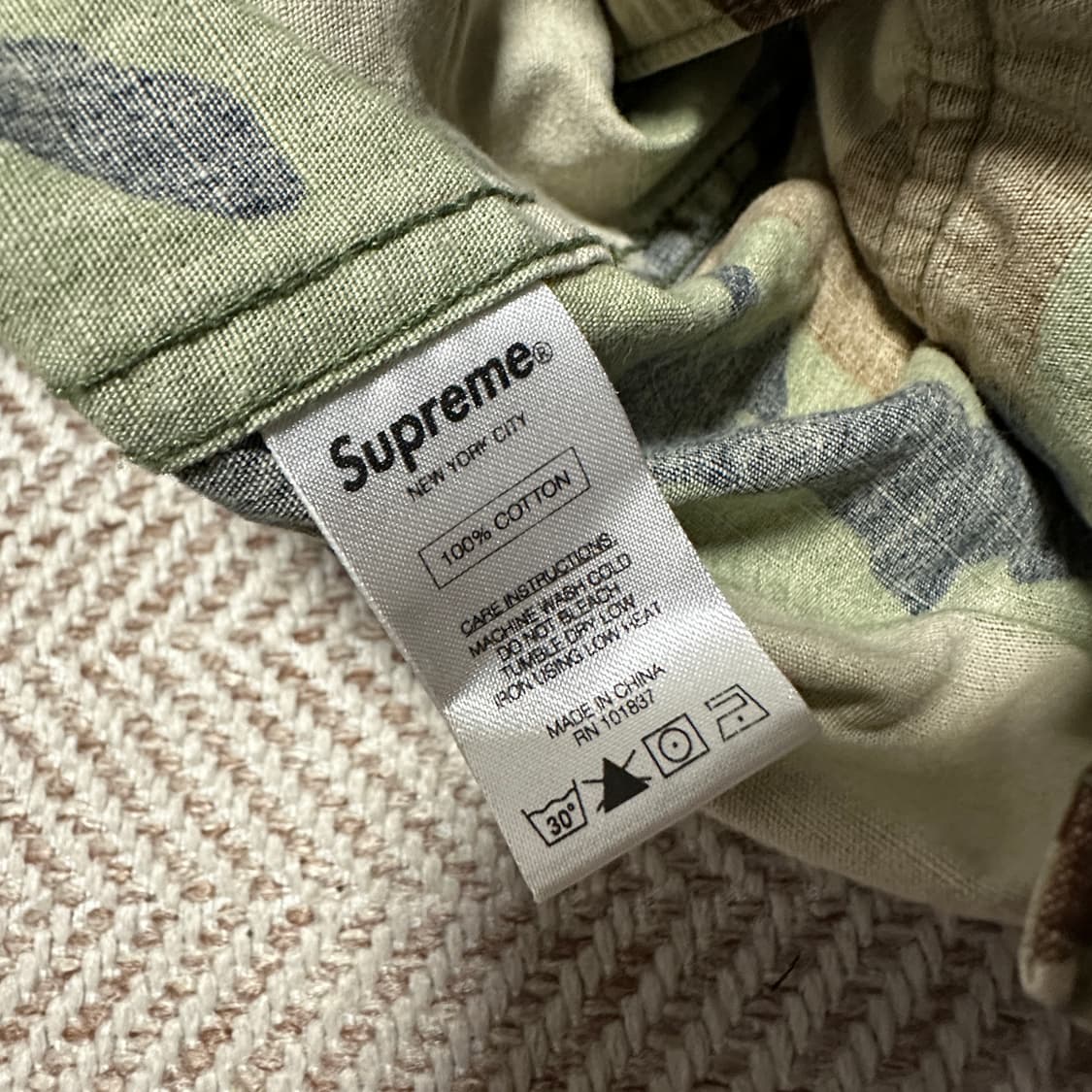 SUPREME 15SS camo bdu shirt 상품이미지5