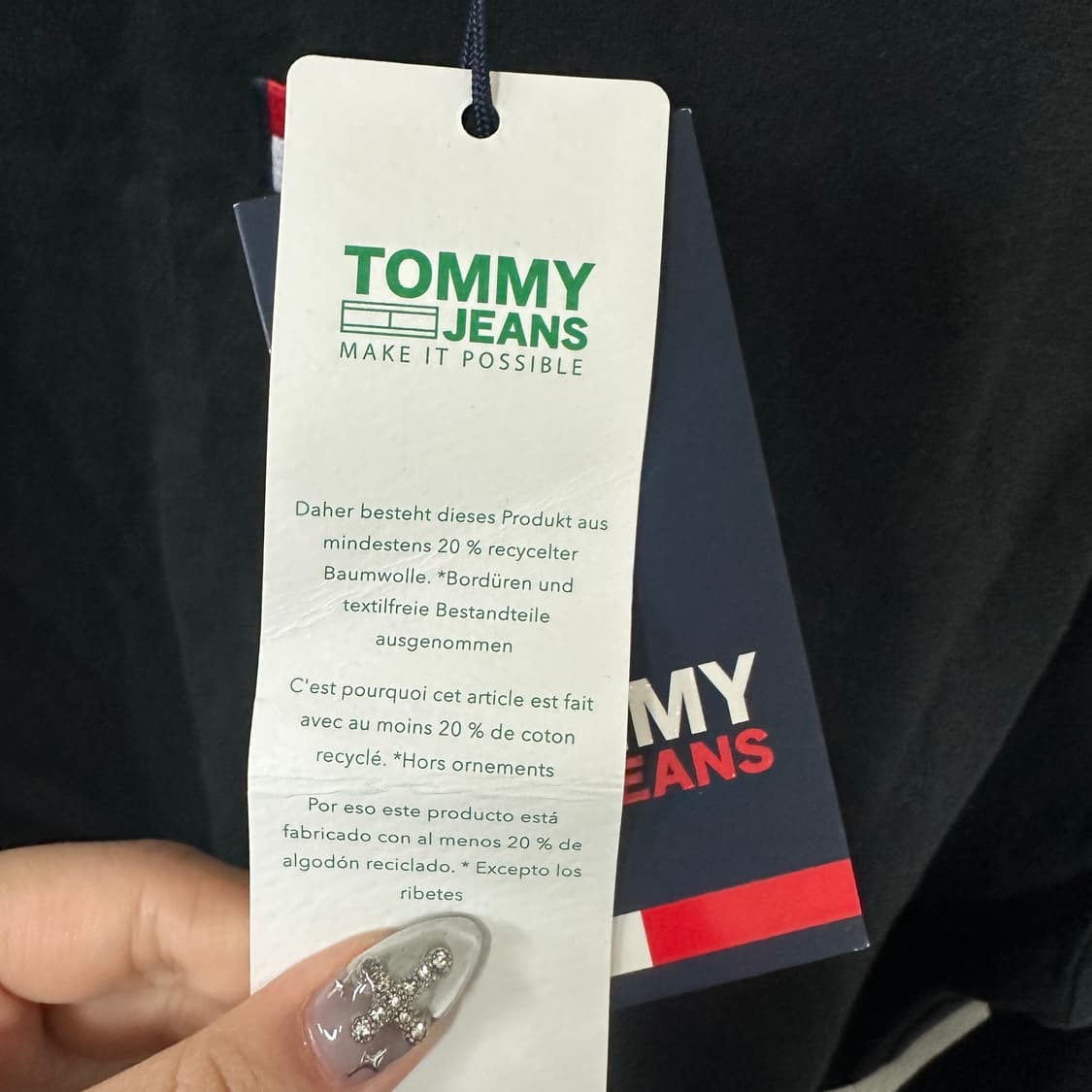 타미진 라운드티셔츠[새상품]XL 상품이미지5