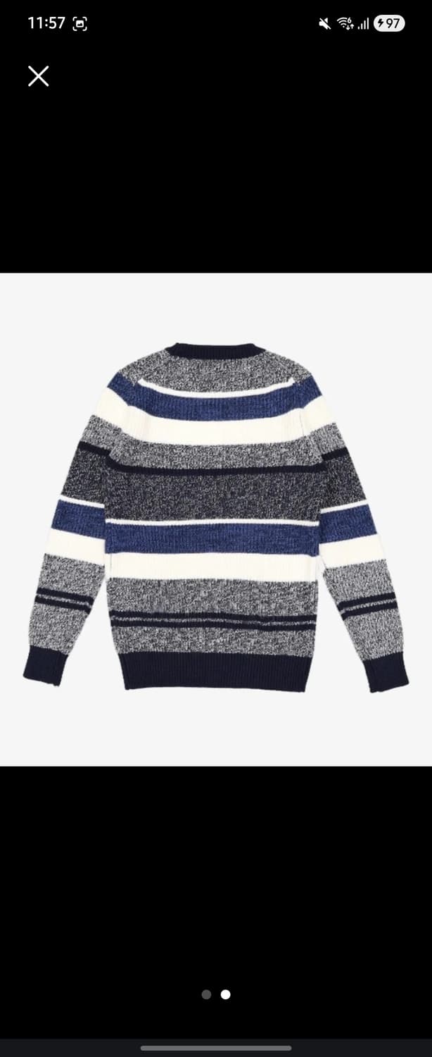 유니온베이 스트라이프 니트 스웨터 95 상품이미지2
