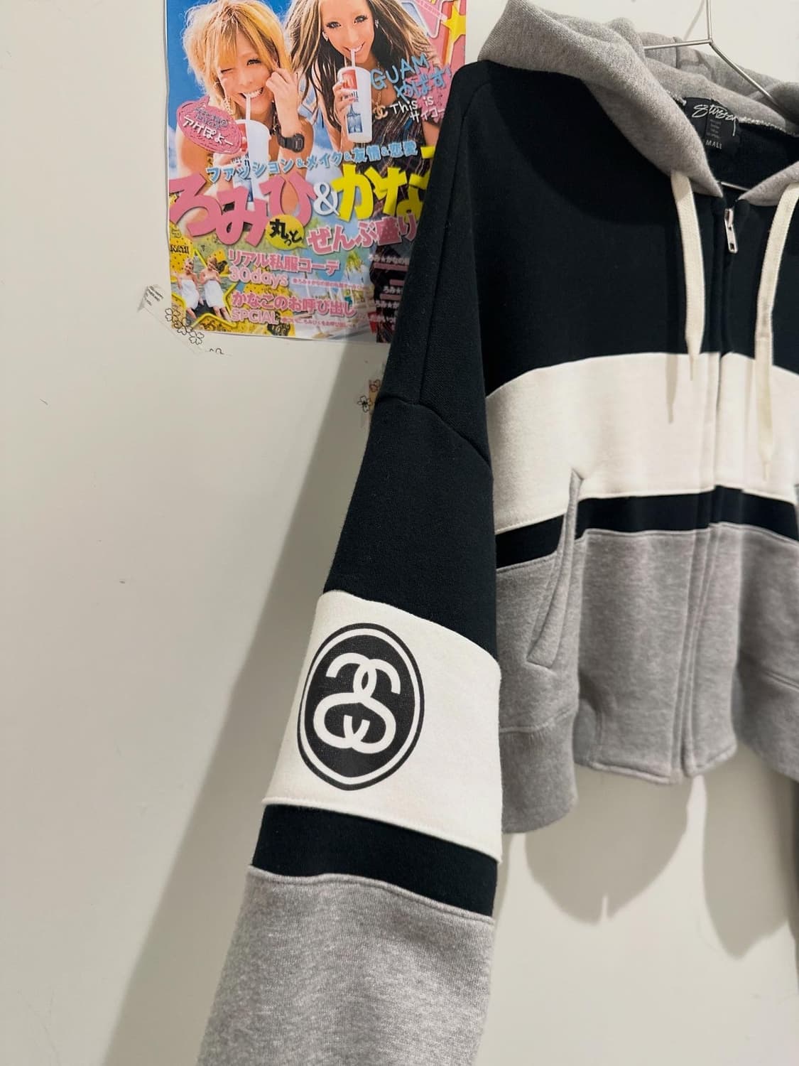 stussy Cropped hood zip-up 상품이미지3